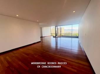 Escazu condo lujo en alquiler Condominio Monteplata $5.000 /380 mts., super vista!