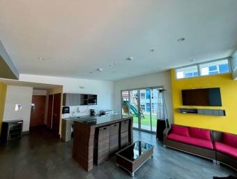 Se alquila apartamento amoblado en condominio de Catedral San José 26-889
