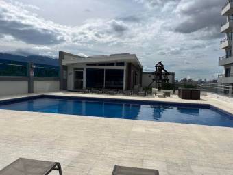 Se alquila apartamento amoblado en condominio de Catedral San José 26-889