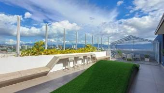 Se alquila moderno apartamento en condominio de Tibás San José 26-800