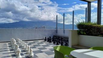 Se alquila moderno apartamento en condominio de Tibás San José 26-800