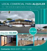 Alquiler local comercial San José 