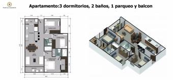 Apartamento nuevo en Condominio Punto Cedros