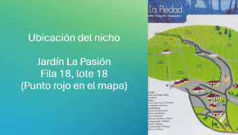 Venta de nicho 2 espacios en Camposanto La Piedad, Desamparados
